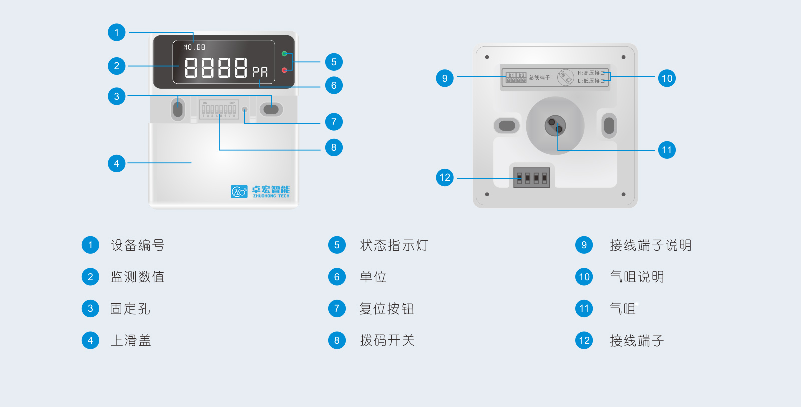 壓差式余壓探測器(圖6)